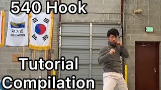 540 Hook (cheat 720) Tutorial Compilation - HwarangSam