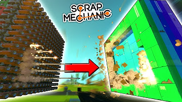 MOST SATISFYING SPUD GUN DESTRUCTION! [Spud Gun Update Ep 4] - Scrap Mechanic Gameplay