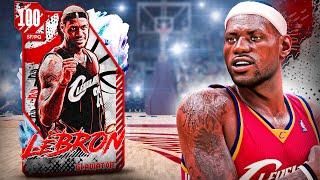 100 OVERALL LEBRON JAMES IS THE GOAT IN REAL LIFE AND IN 2K24 MYTEAM