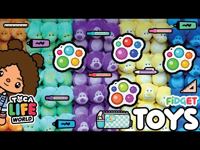 💕Onde encontrar fidgets toys no toca life world - Evelyn Games 🍃 