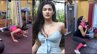 Amyra Dastur's HOT and intense workout to maintain fitness | Full HD Video |KK Celebrity Hub111 |
