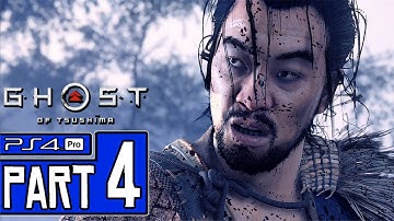 GHOST OF TSUSHIMA Walkthrough Part 4 (PS4 Pro) No Commentary @ 1440p ✔