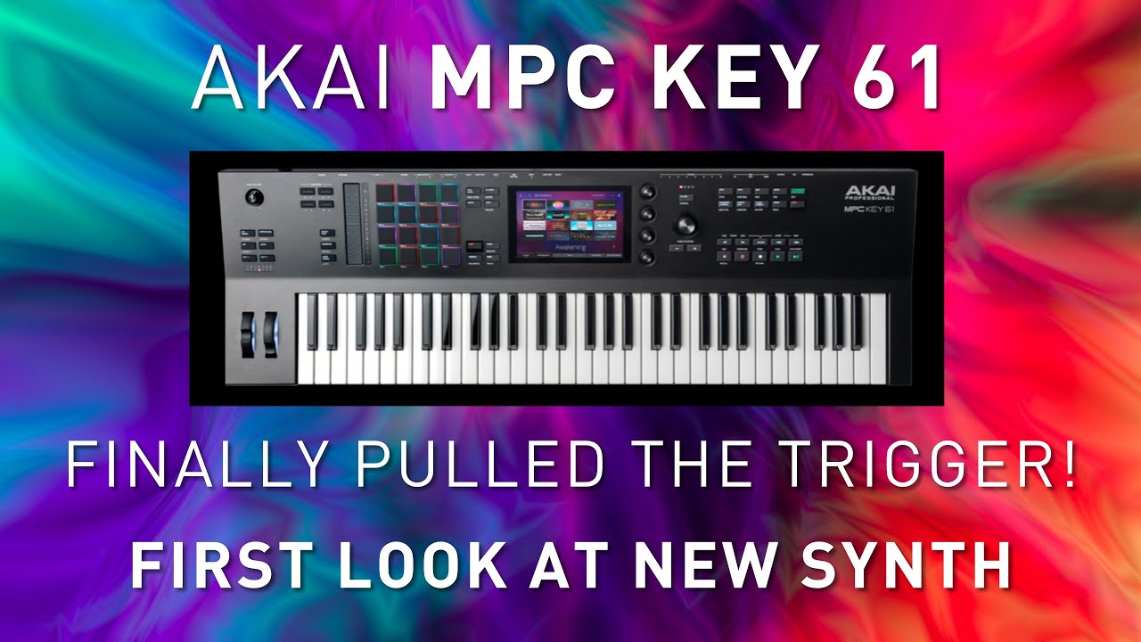 AKAI MPC KEY 61 - First Look at New Synth/Workstation - YouTube