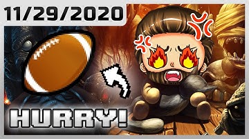 November 29, 2020 | The Binding of Isaac: Afterbirth+ | Daily Challenge