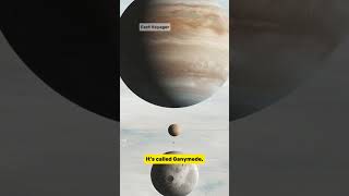 "The Largest Moon in the Solar System Is Bigger Than Mercury!   #shorts #Ganymede #Jupiter