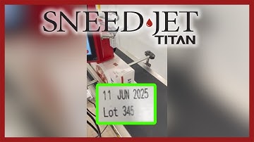 SNEED-JET® Titan Thermal Inkjet Printer Date and Lot Coding on Cartons