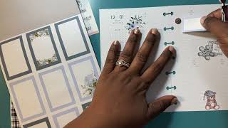 PLAN WITH ME | CLOTH & PAPER | VERTICAL WEEKLY LINED | MINI HP