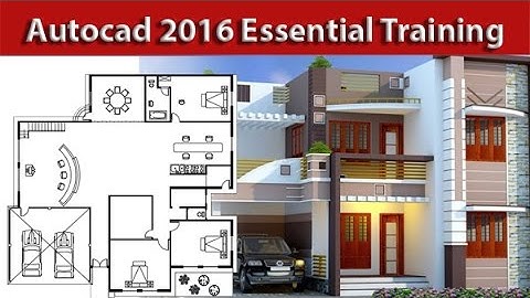 Autocad 2016  Essential Training Rotate and Scale tutorial 11