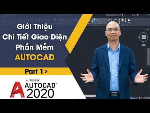 Học Autocad 2020-2021 Miễn Phí - Giới Thiệu Chi Tiết Giao Diện Phần Mềm Autocad Part 1