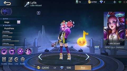 Lylia Special skin script patch lou yi +tiktokmeme 😄😄
