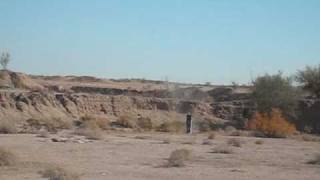 2lbs of tannerite in a microwave at slab city
