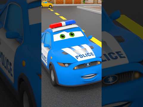 Мультик Про Машинки🚜 - Полицейская Машина🚔 в Поисках Злодея 🦇 #мультик #мультики #мультфильм
