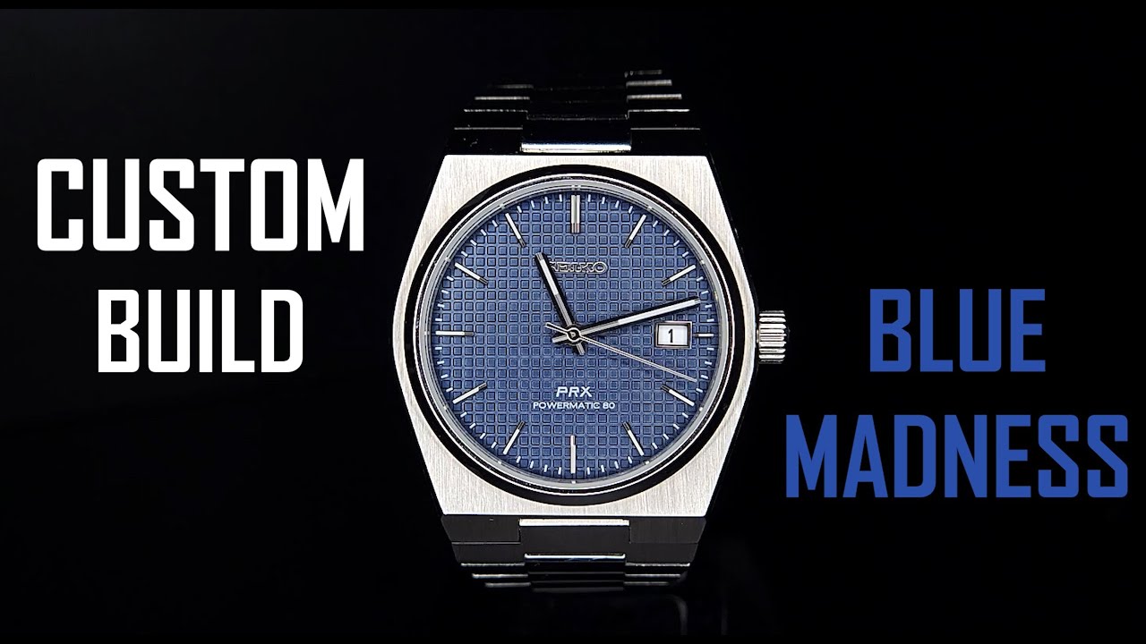 (청판 시리즈) 청판에 미치다｜BLUE OBSESSION – PRX Style Custom Watch (feat. NH35 ...
