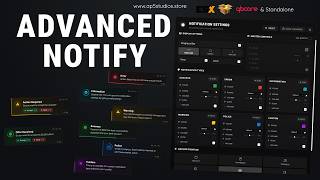 [PAID] [STANDALONE] Fivem Advanced Notify Script Showcase