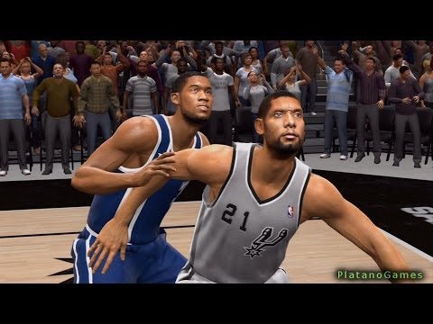 NBA Live 14 West Finals 2014 Oklahoma City Thunder Vs San Antonio Spurs Game 2 Halftime HD 
