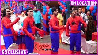 Pushpa Impossible Serial On Location: Titli Aur Ansh Ke Samne Aaya Nakali Spider Ka Chehra