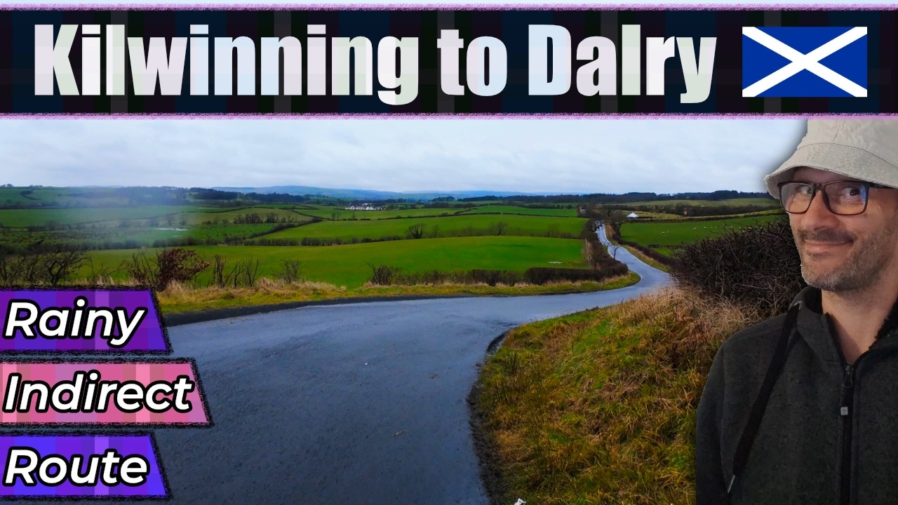 I took a meandering countryside walk between two towns | Kilwinning & Dalry, Scotland
