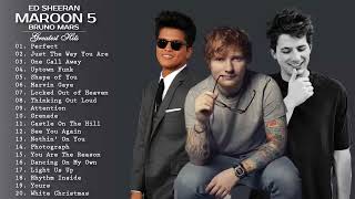 Las Mejores Canciones De Bruno Mars Charlie Puth Ed Sheeran   Grandes xitos lbum 2021