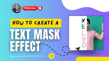 How To Create A Text Mask Effect in Canva | #tutorial #texteffect