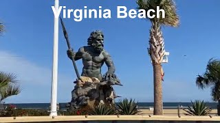 Virginia Beach Boardwalk Oceanfront [4K] Walking Tour