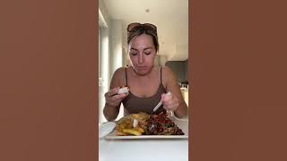 Plate up and eat a Chinese with me!! Yum 😋