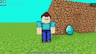 minecraft in a nutshell made on roblox