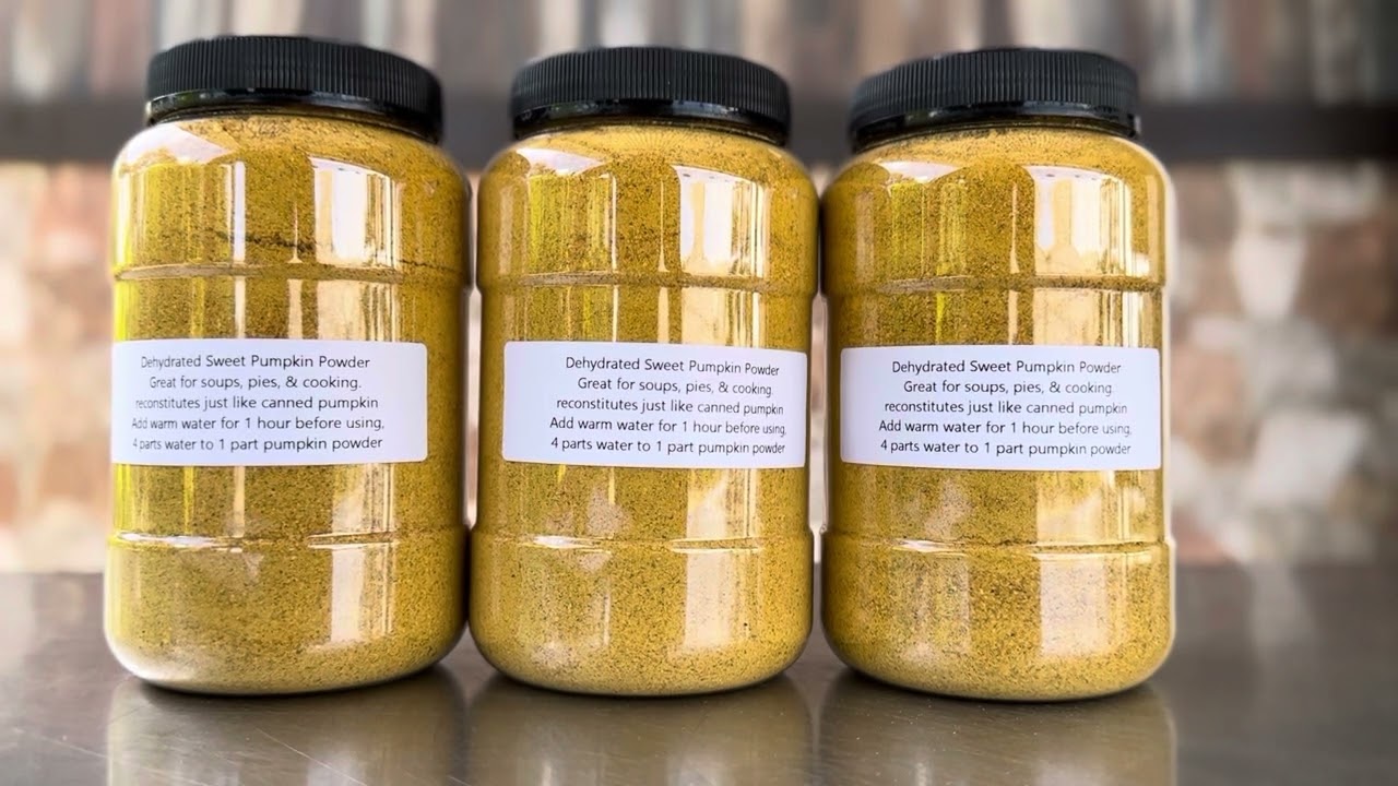 Many Ways To Use Freshly Dehydrated Pumpkin Powder