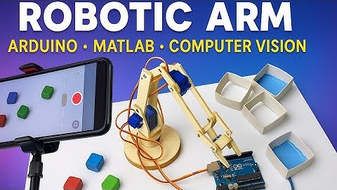 Robotic arm using Computer Vision for object sorting (with necessary codes)