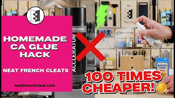100 TIMES Cheaper! Homemade CA Glue Activator