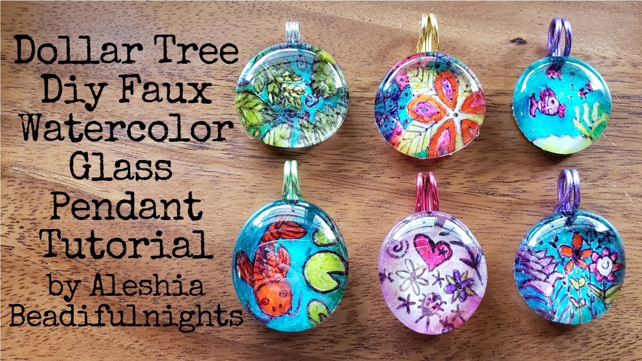 DIY Glass Cabochons and Pendants {Video} - Jewelry Tutorial