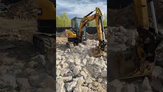 Мини экскаватор Sany sy35u в работе #excavator