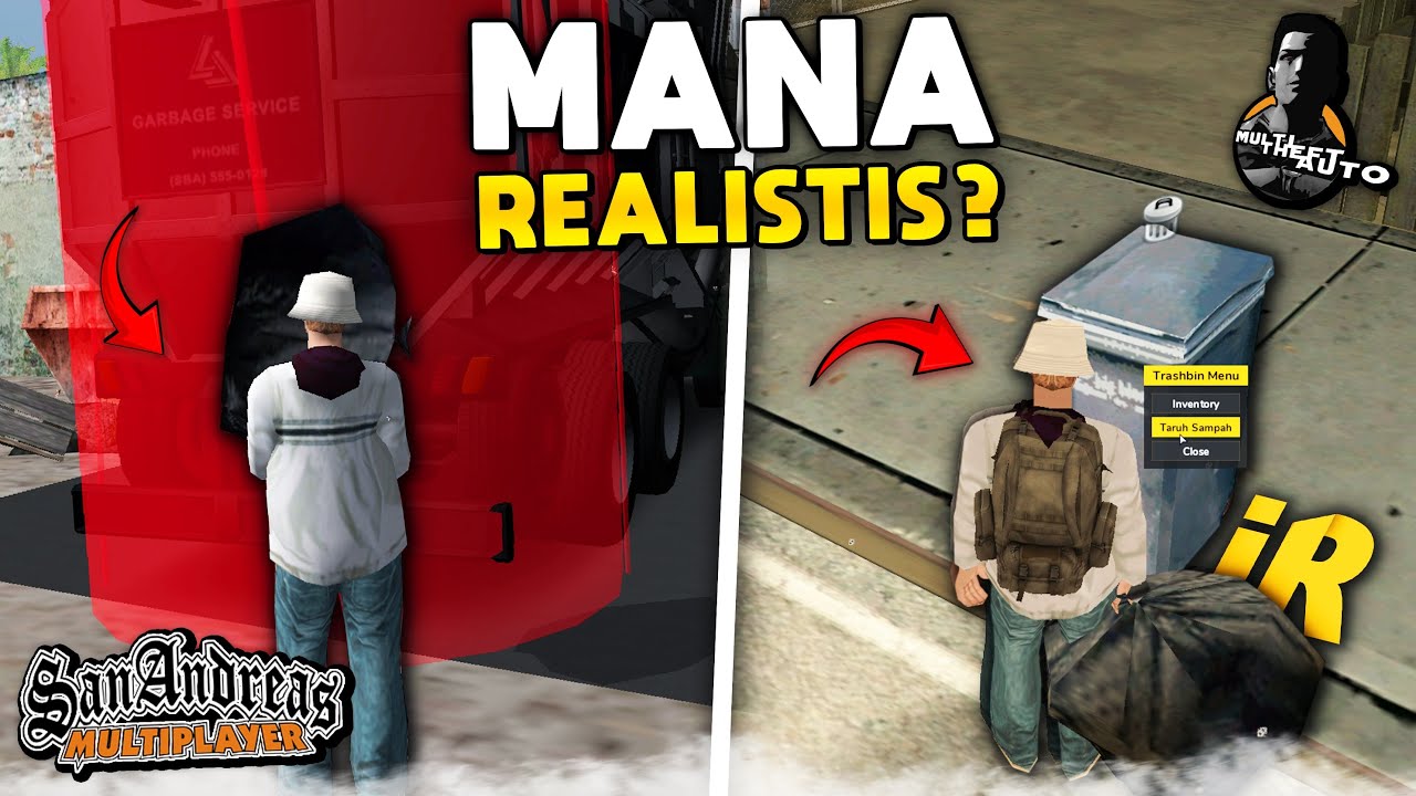BEDANYA SERVER MTA DAN SAMP ?! GTA SAN ANDREAS ROLEPLAY 
