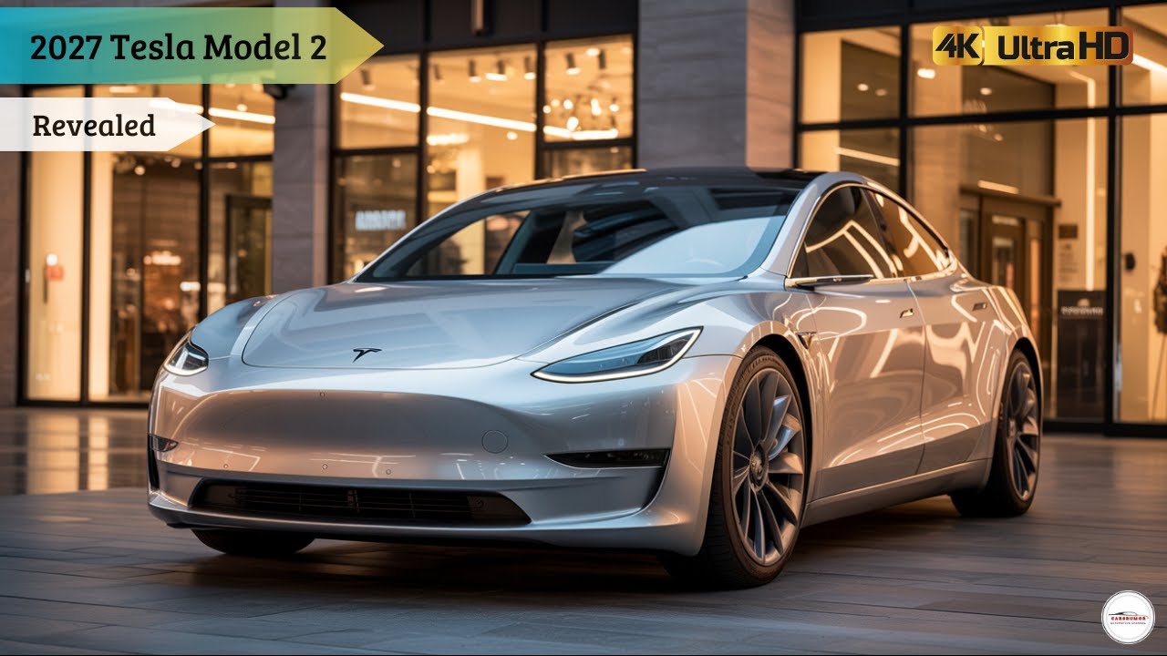 Представлена ​​Tesla Model 2 2027 года: электромобиль Tesla за 25 000 долларов, который может изм...