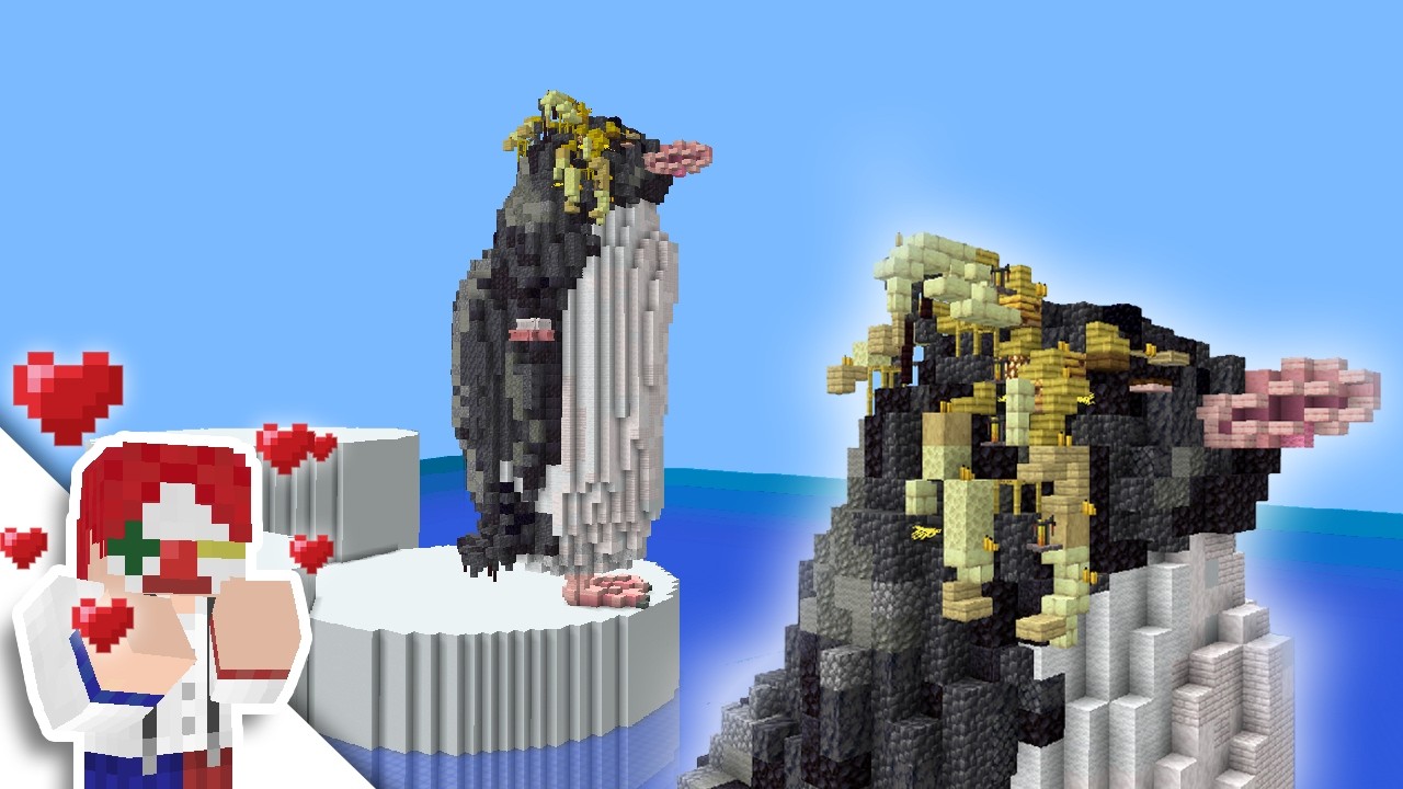 【マイクラ】好きな動物、建築バトル！！【マイクラ】
