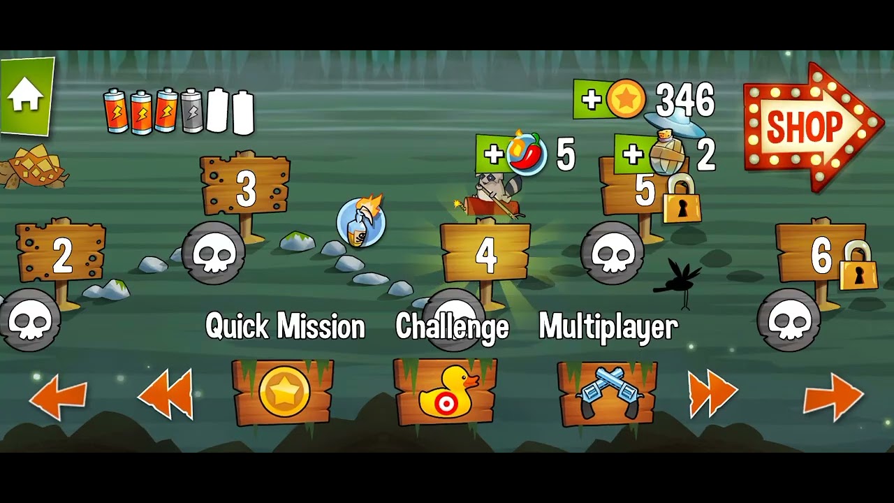 Мобильная игра Swampatack. Геймплей.