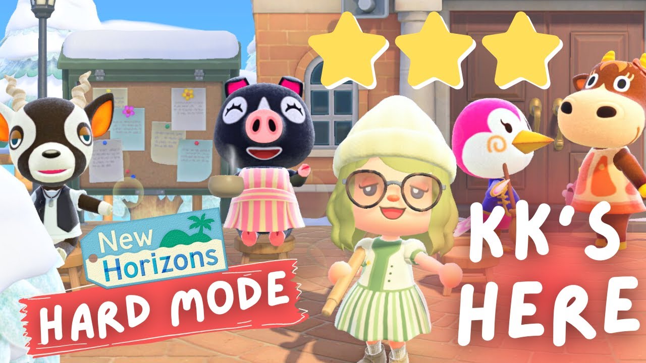 HITTING 3 STARS IN ACNH HARD MODE ⭐⭐⭐ Animal Crossing New Horizons