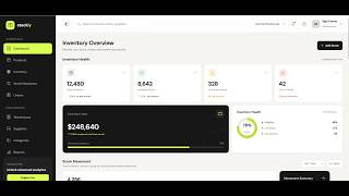 Modern Inventory Management Admin Dashboard UI | Bootstrap 5 + Angular 22