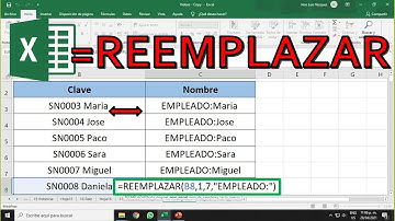 Excel Formula Reemplazar texto | Como cambiar caracteres de una celda en Excel