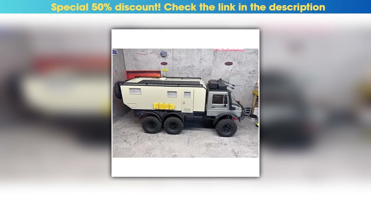 Review CROSSRC EMO NT6 1/10 Unimog RC Crawler Truck RV Trailer Camper Box Cargo Off-Road Remote Con
