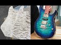 ギターに青い塗装を吹く。塗装の全工程を公開!Guitar Build