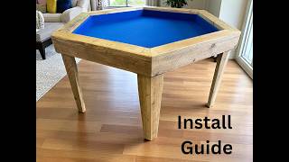 Installing The Basalt: Hexagonal Gaming Table Setup