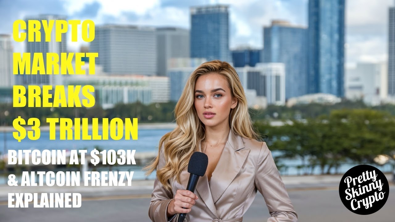 Amy Crypto Market Breaks Reporter Miami in the background