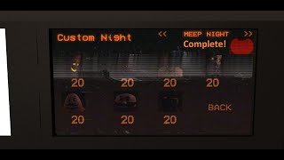 Five Nights With Mac Tonight Halloween Edition - I Beat Meep Night 720 Mode