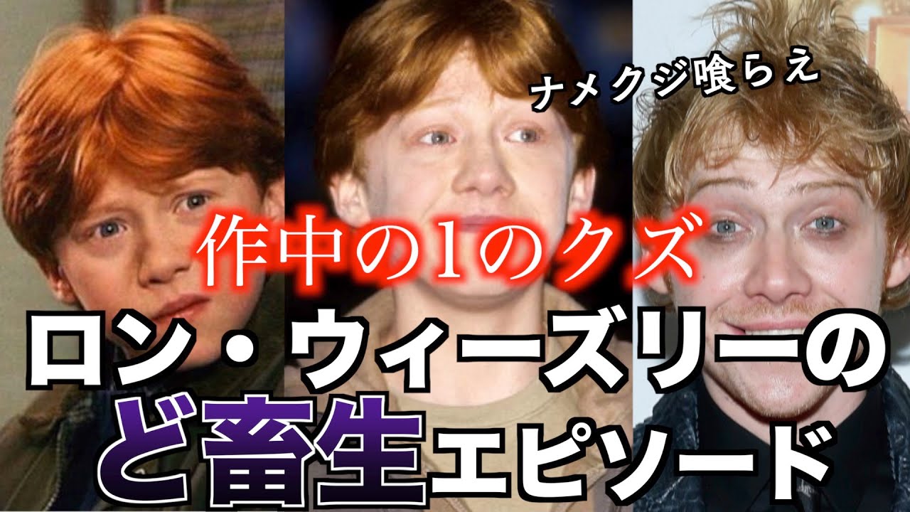 ど畜生赤毛 ロン ウィーズリーのどクズエピソード ハーマイオニー Dv Youtube