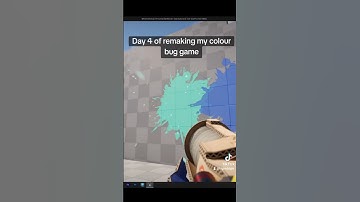 Day 4 - Painting with bugs! #gamedev #indiegame #indiedev