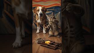 😼🐾 Will the cat trigger the trap? One risky move… 😰 #funnyanimals #animals #catvideos #cuteanimals Net Worth