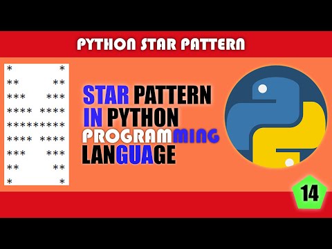 #14 ||  "*" STAR PATTERN|| in | PYTHON | Programming Language
