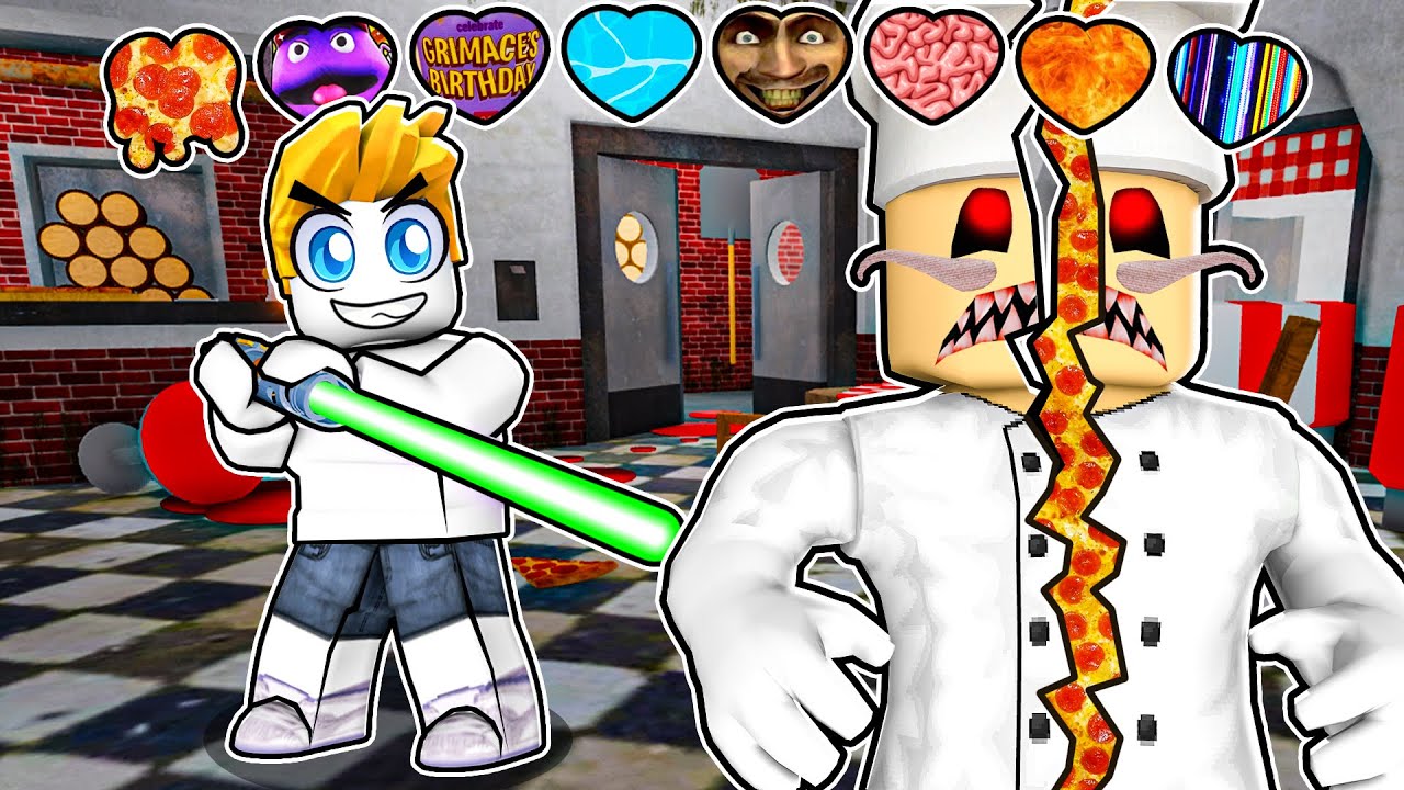 我買了一堆課金道具！逃離恐怖皮薩店！結果！？【Roblox 機械方塊】