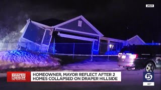 Mayor, former homeowner reflect one year after double home collapse on Draper hillside