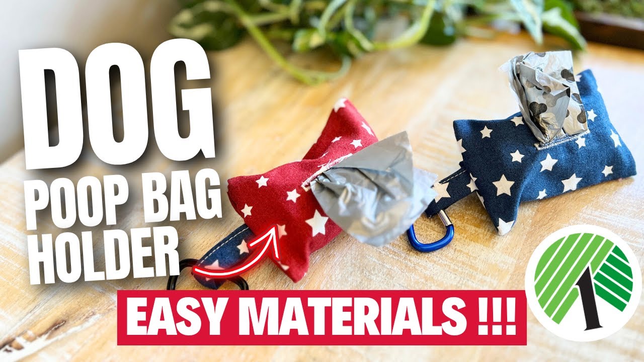 The Easiest Way to Make DIY Dog Poop Bag Holder 